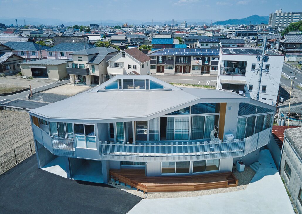 Tumbling Roof House